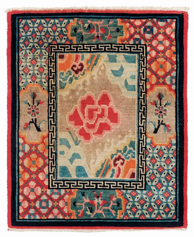 Tappeto Tibet, inizio XX secolo  - Auction Antique carpets - Cambi Casa d'Aste