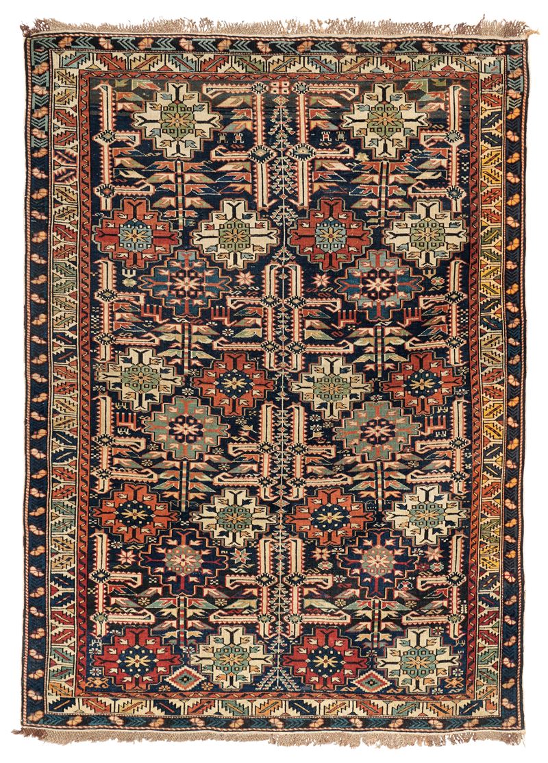 Tappeto Kuba, Caucaso nord orientale metà XIX secolo  - Auction Antique carpets - Cambi Casa d'Aste