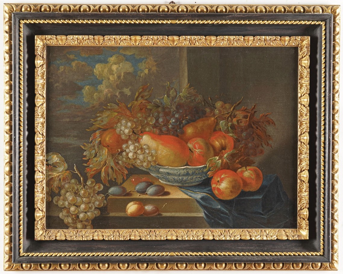 Scuola del XVIII/XIX Secolo Nature Morte con Composizioni di Frutti