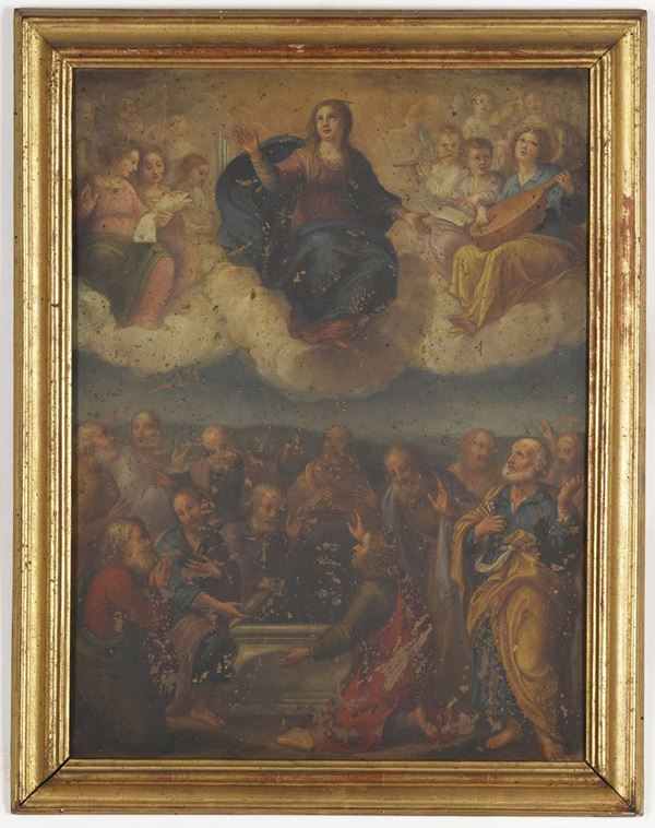 Scuola del XVII secolo Assunzione della Vergine