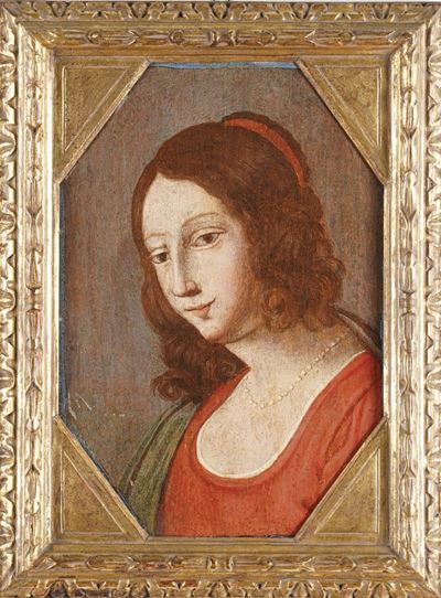 Scuola del XIX Secolo Ritratto di Gentildonna