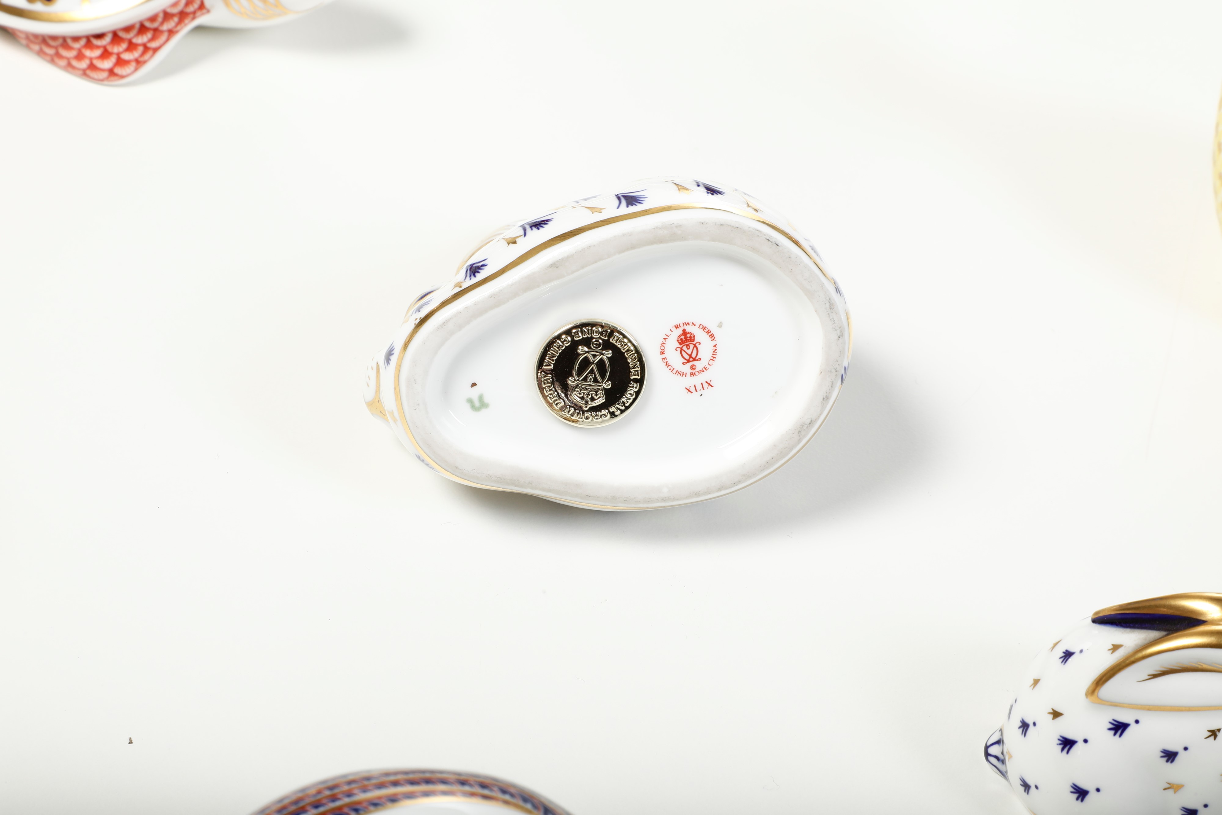 Lotto di Trentasei Animali. Inghilterra, Royal Crown Derby, Ultimo Quarto del XX Secolo.