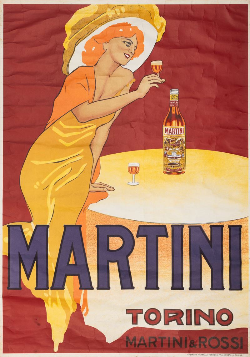 Anonimo : Martini e Rossi - Torino  - Auction Vintage Posters and Collectible - Cambi Casa d'Aste
