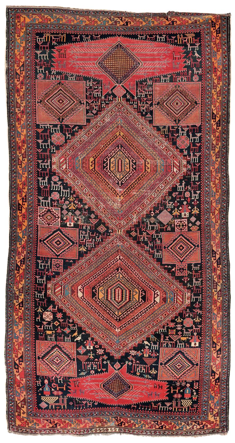Tappeto Shirvan, Caucaso fine XIX inizio XX secolo  - Auction Carpets - Cambi Casa d'Aste