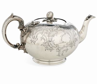 Teiera. Londra 1848, Marchio Dell'argentiere (non Identificato)