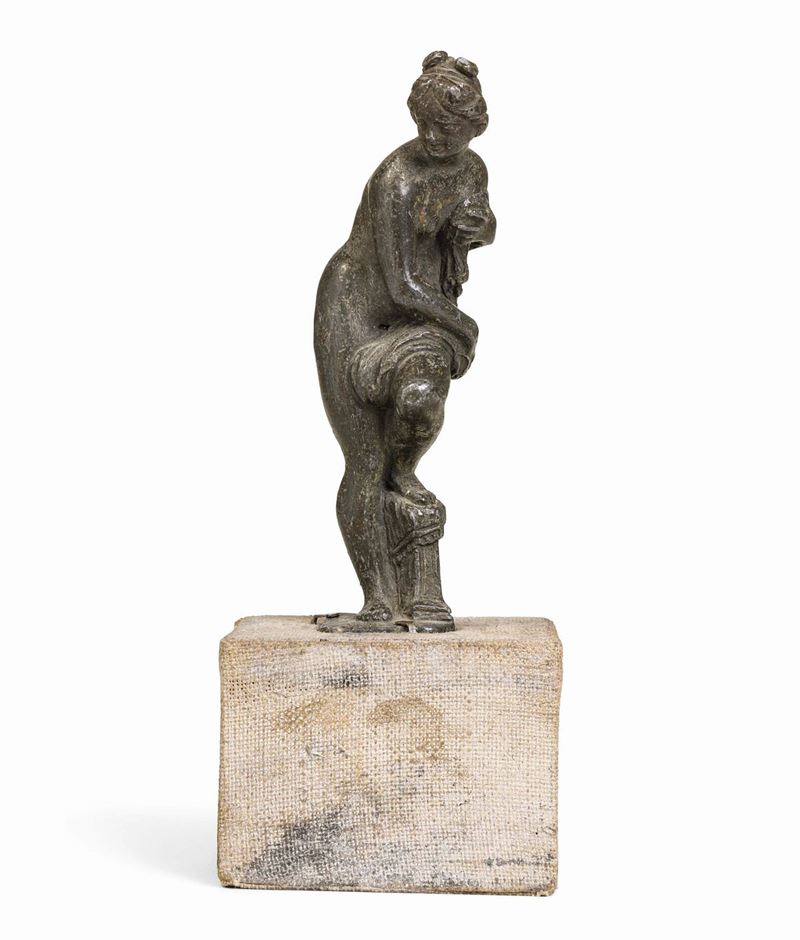 Venere al bagno. Modelletto in stagno, arte italiana del XVI-XVII secolo  - Auction Sculpture and Works of Art - Cambi Casa d'Aste