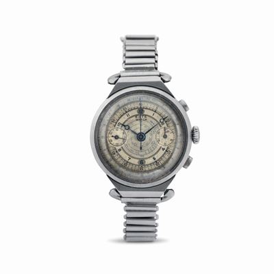 Orologio Este Watch Chrono Anse Snodate Bracciale Bamboo Quadrante Tre Toni con Scala Tachimetric...
