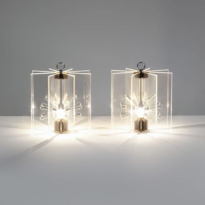 Due Lampade da Tavolo Mod. 524