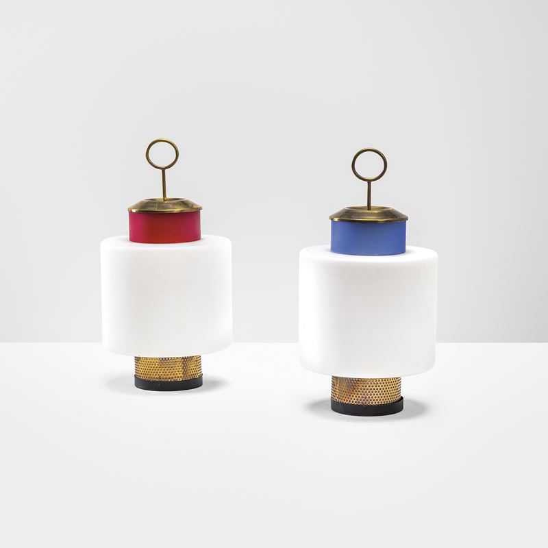 Stilnovo : Due Lampade da tavolo mod. 8052  - Asta Fine Design - Cambi Casa d'Aste