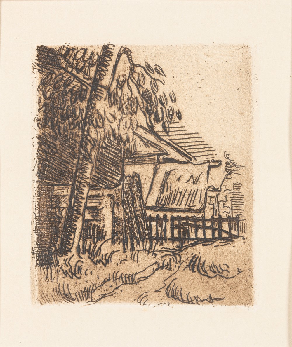 Paul Cézanne - Paysage, Auvers Entrée De Ferme Rue St. Remy