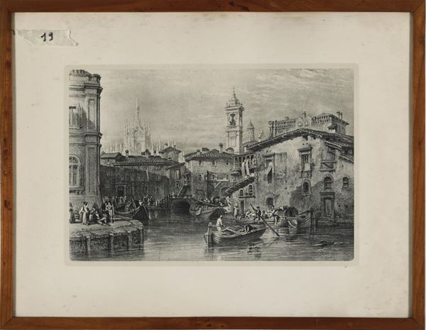 Stampa, Milano via Laghetto