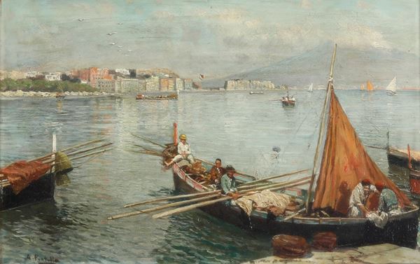 Coppia di marine con pescatori