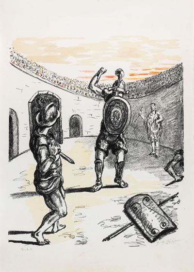 Gladiatori Nell'arena