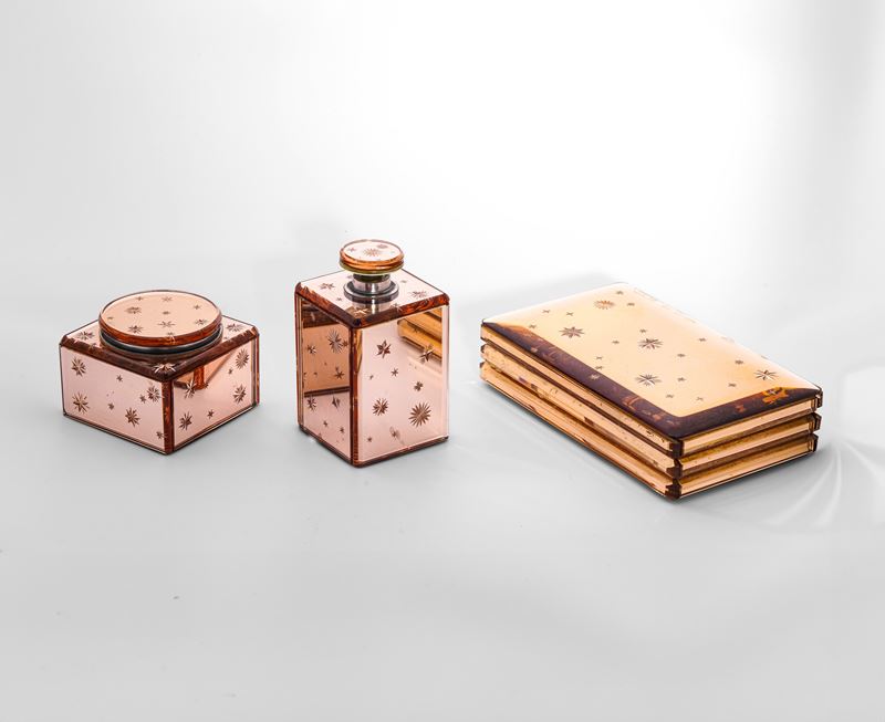 Luigi Brusotti : Tre scatole contenitori  - Asta Design Lab - Cambi Casa d'Aste