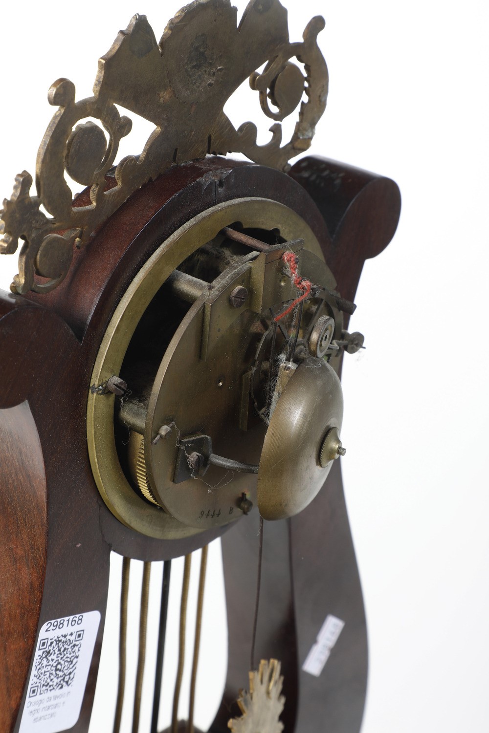 Orologio da Appoggio in Forma di Lira. XIX Secolo
