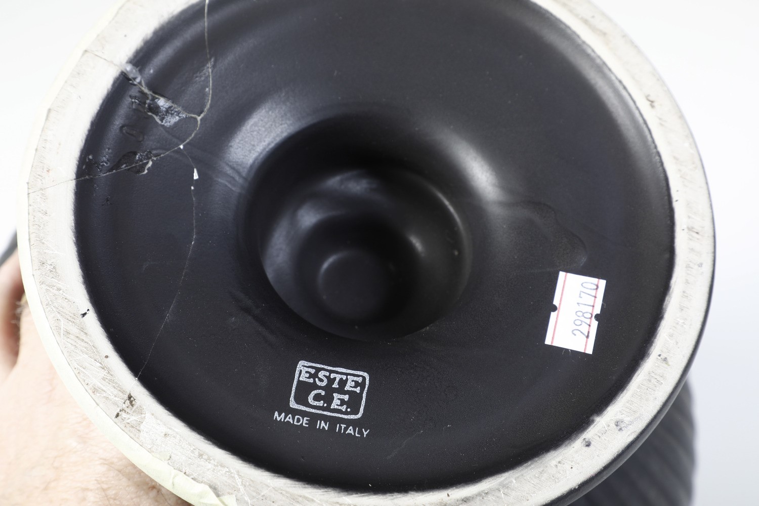 Coppia di Vasi a Cratere in Ceramica. Manifattura Este, XX Secolo