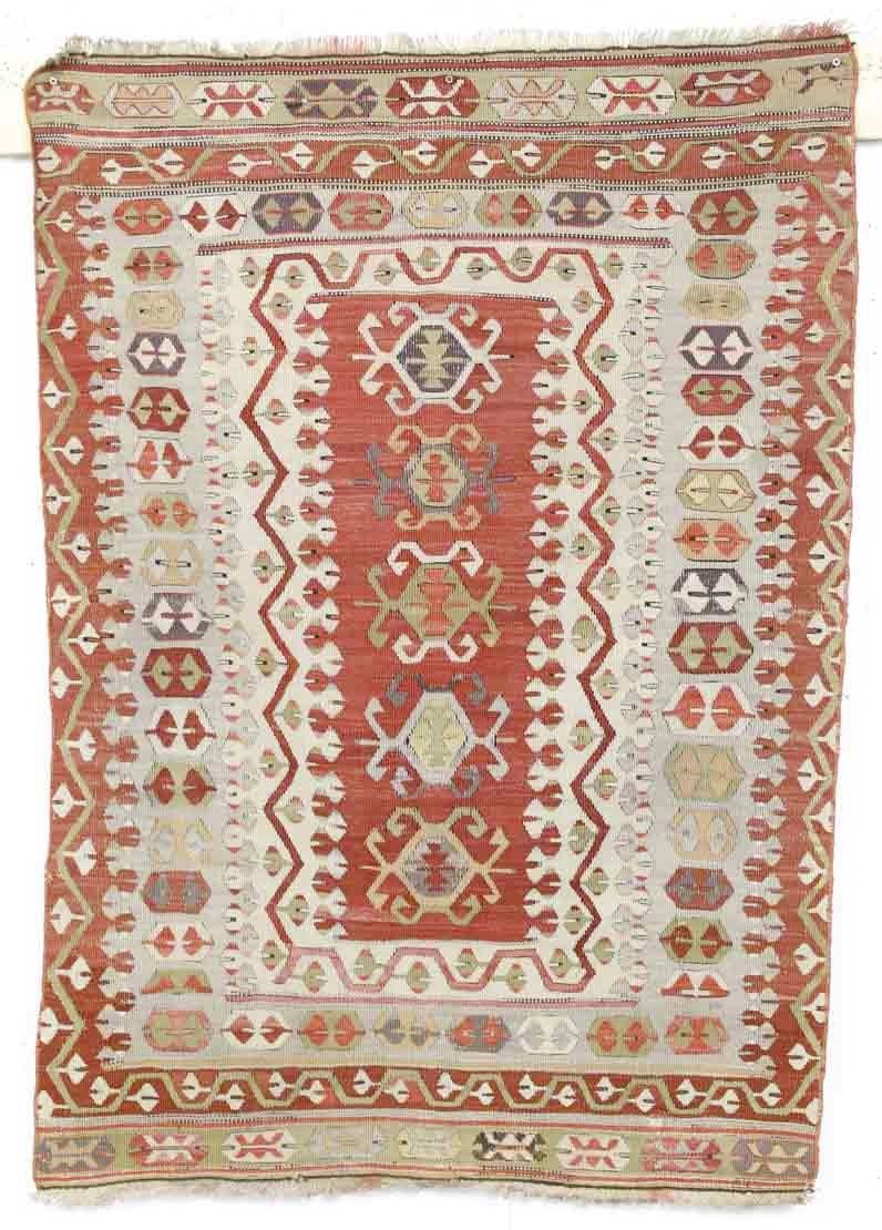Kilim Anatolia inizio XX secolo  - Auction Carpets - Cambi Casa d'Aste