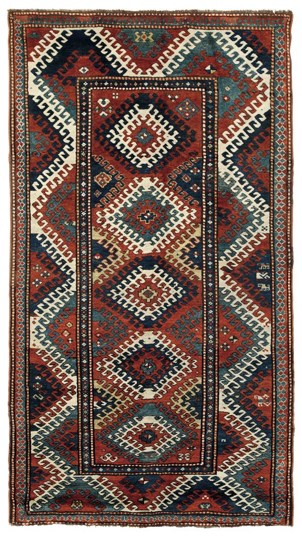Tappeto Kazak Bordjalou, Caucaso fine XIX inizio XX secolo