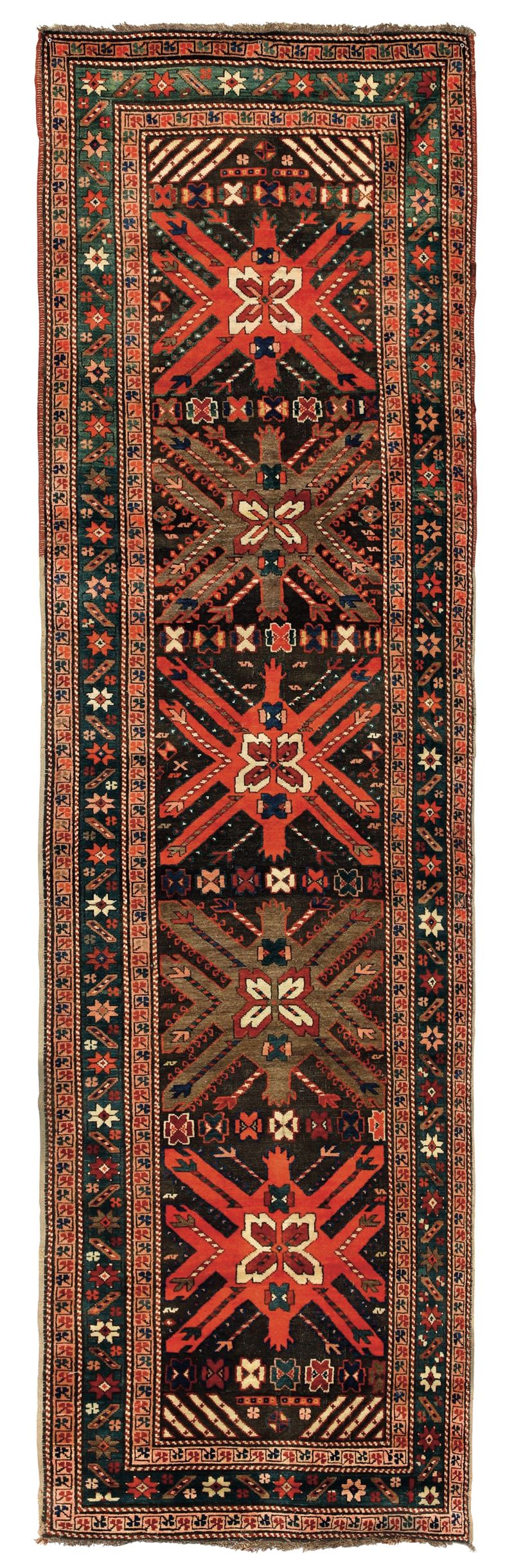 Passatoia Caucaso inizio XX secolo  - Auction Antique carpets - Cambi Casa d'Aste