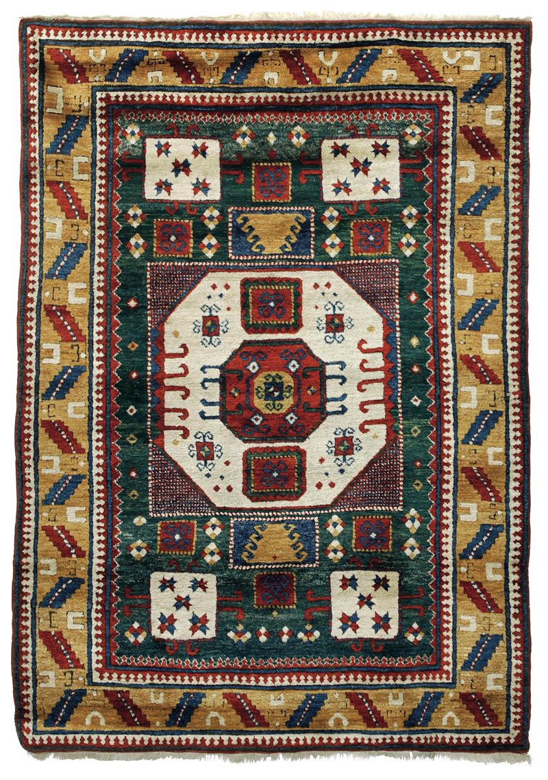 Tappeto Kazak Karachop, Caucaso fine XIX secolo  - Auction Antique carpets - Cambi Casa d'Aste
