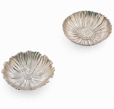 Due Ciotole a Girasole. Argentiere Clementi, Bologna per Maison Gianmaria Buccellati. Italia XX-X...