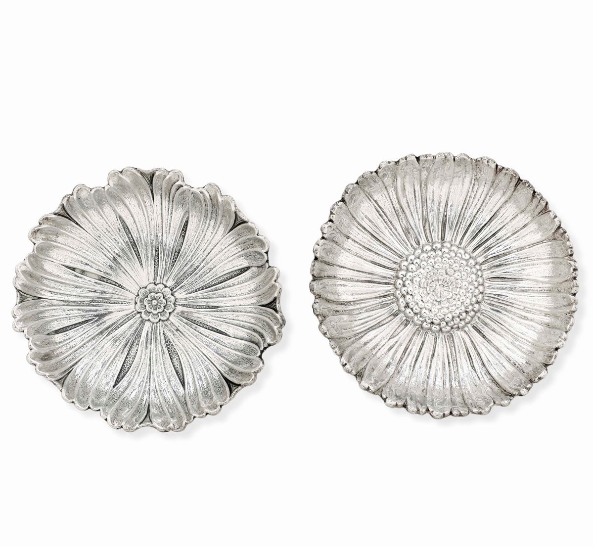 Due Ciotole a Girasole. Argentiere Clementi, Bologna per Maison Gianmaria Buccellati. Italia XX-X...