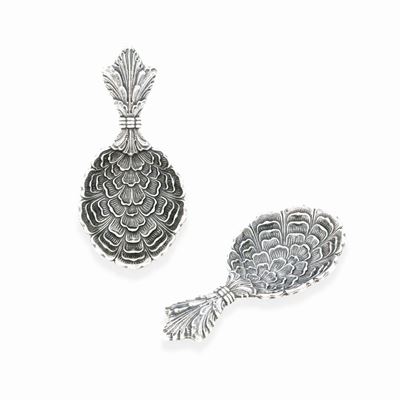Due Cucchiai Fitoformi. Argentiere Clementi, Bologna per Maison Gianmaria Buccellati. Italia XX-X...