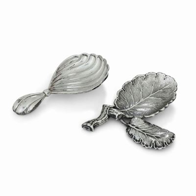 Due Cucchiai Fitoformi. Argentiere Clementi, Bologna per Maison Gianmaria Buccellati. Italia XX-X...