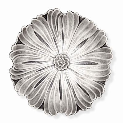 Grande Ciotola a Fiore. Argentiere Clementi, Bologna per Maison Gianmaria Buccellati. Italia XX-X...