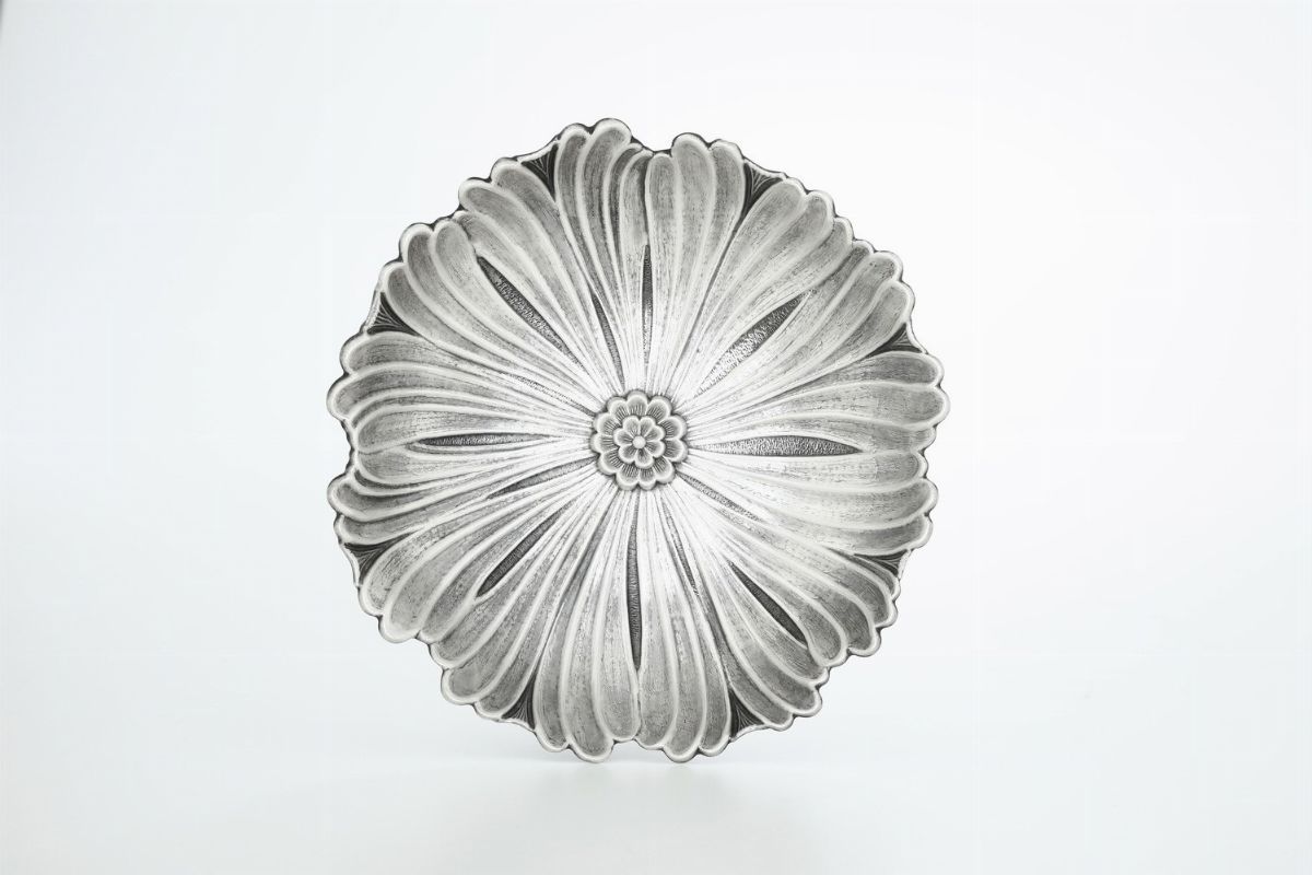 Grande Ciotola a Fiore. Argentiere Clementi, Bologna per Maison Gianmaria Buccellati. Italia XX-X...