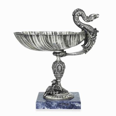 Tazza di Modello Rinascimentale. Argenteria Artistica Milanese del XX Secolo. Argentiere Genazzi
