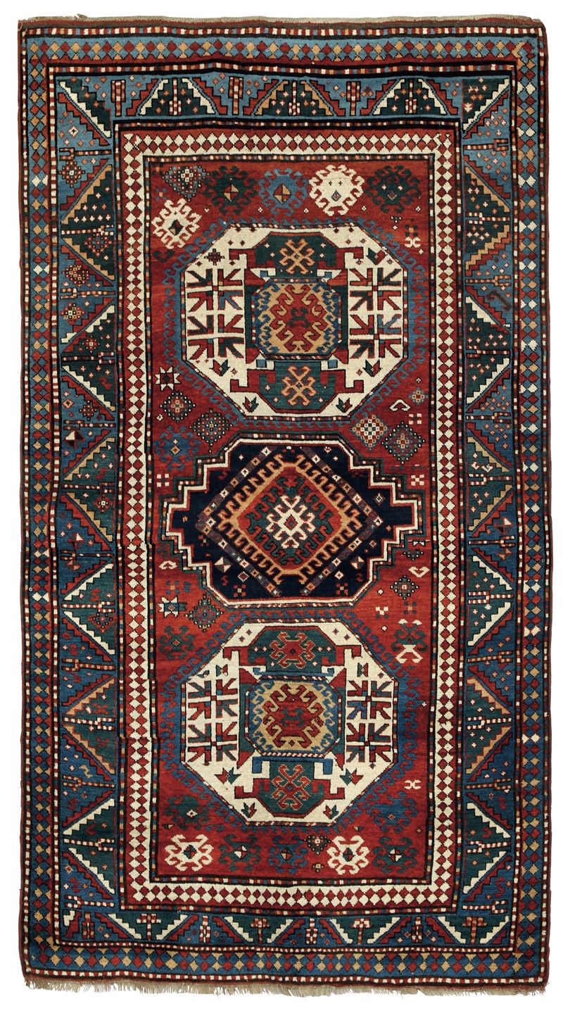 Tappeto Kazak, Caucaso fine XIX inizio XX secolo  - Asta Tappeti Antichi - Cambi Casa d'Aste