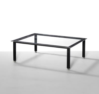 Tavolo Basso Mod. Fasce Cromate