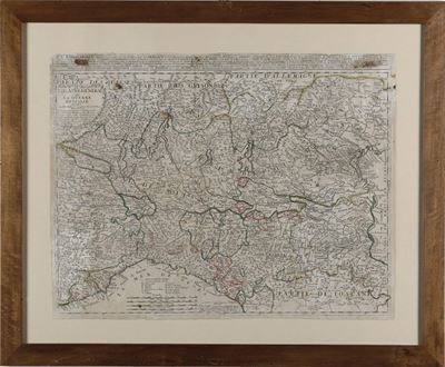 J. B. Nolin (1686-1762). le Theatre General De la Guerre En Italie... a Paris, Chez Nolin, Second...
