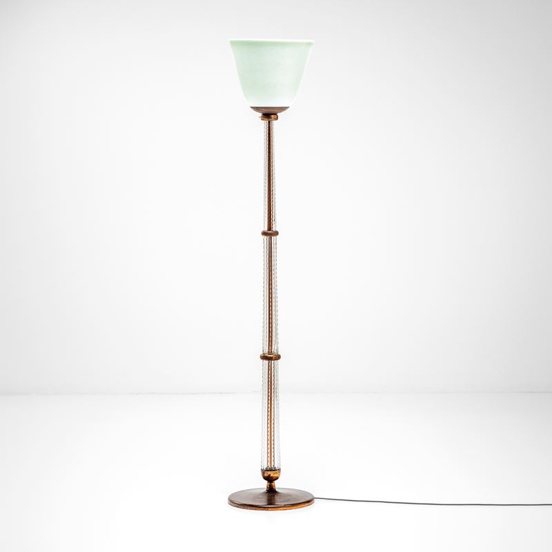 Tomaso Buzzi : Rara lampada da terra modello 502.  - Auction Fine Design - Cambi Casa d'Aste