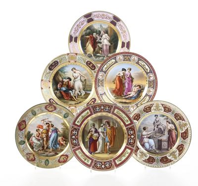 Sei Piatti.boemia, XIX Secolo.