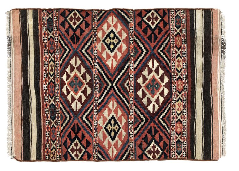 Kilim Veramin, fine XIX secolo  - Auction Antique carpets - Cambi Casa d'Aste