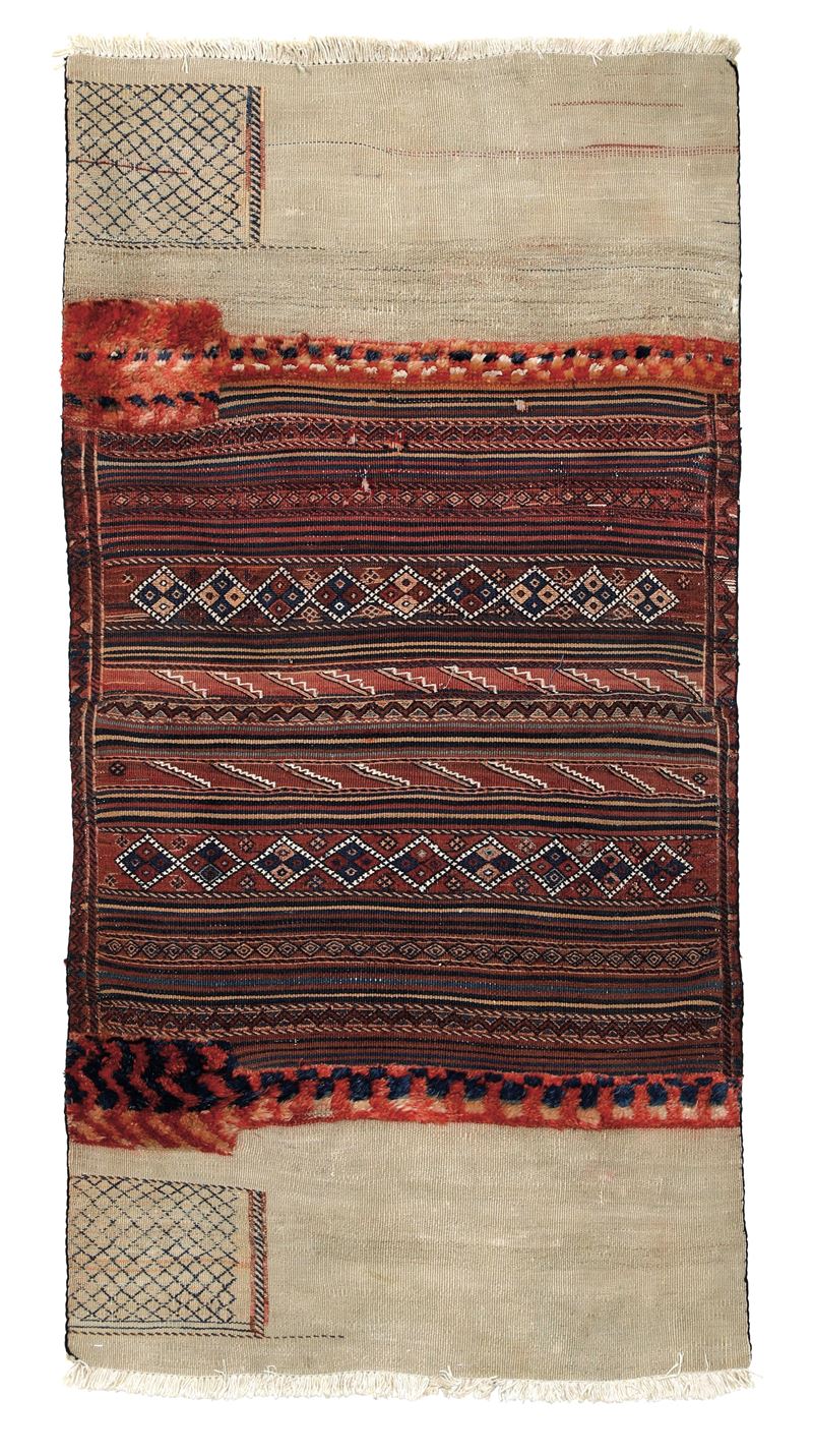 Copri sella inizio XX secolo  - Auction Antique carpets - Cambi Casa d'Aste