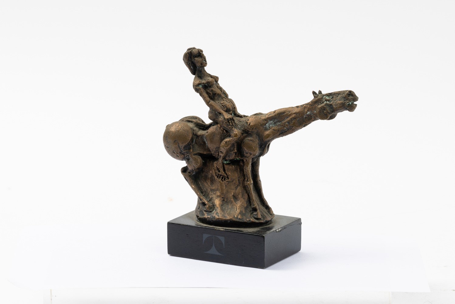 Agenore Fabbri - Donna a cavallo, scultura in bronzo