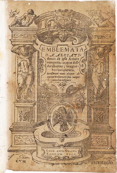 Alciati Andrea Emblemata..lugduni, Rovillium, 1550.