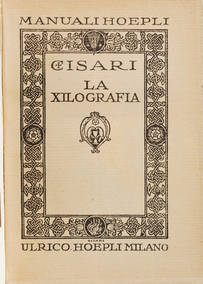 Incisione e Arte Arte Cisari, la Xilografia, Milano, Hoepli , 1918 Rosenthal, la Gravure, Parigi,...