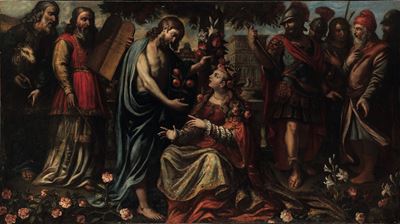 Scuola del XVII Secolo Episodio Sacro