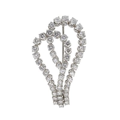 Spilla con Diamanti Taglio Brillante
