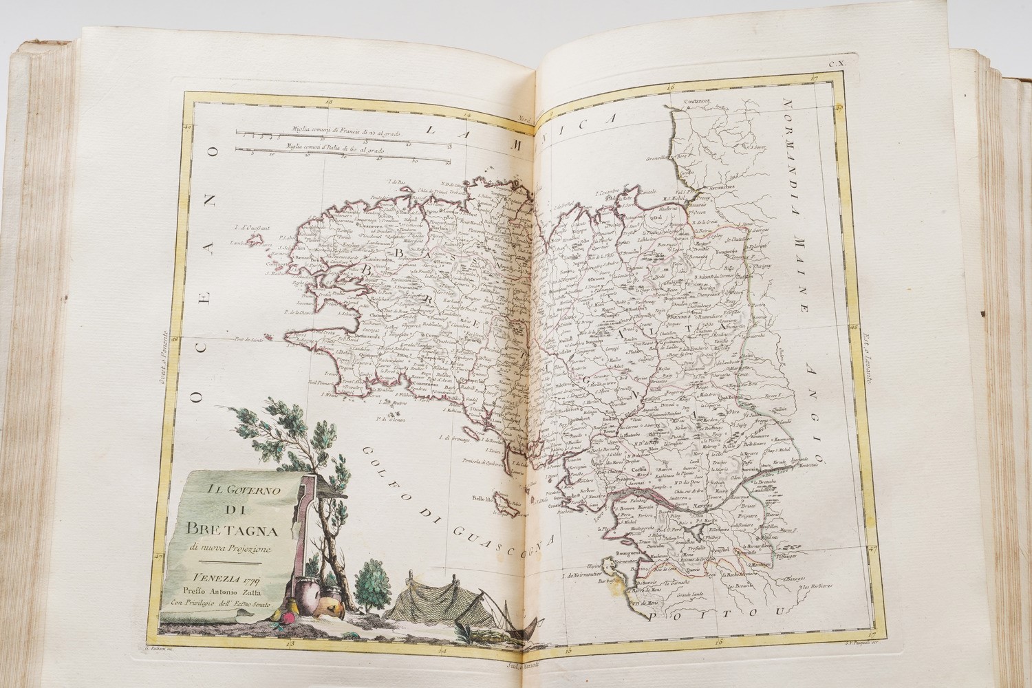 Zatta Antonio Atlante Novissimo Illustrato ed Accresciuto sulle Osservazioni e Scoperte Fatte dai...