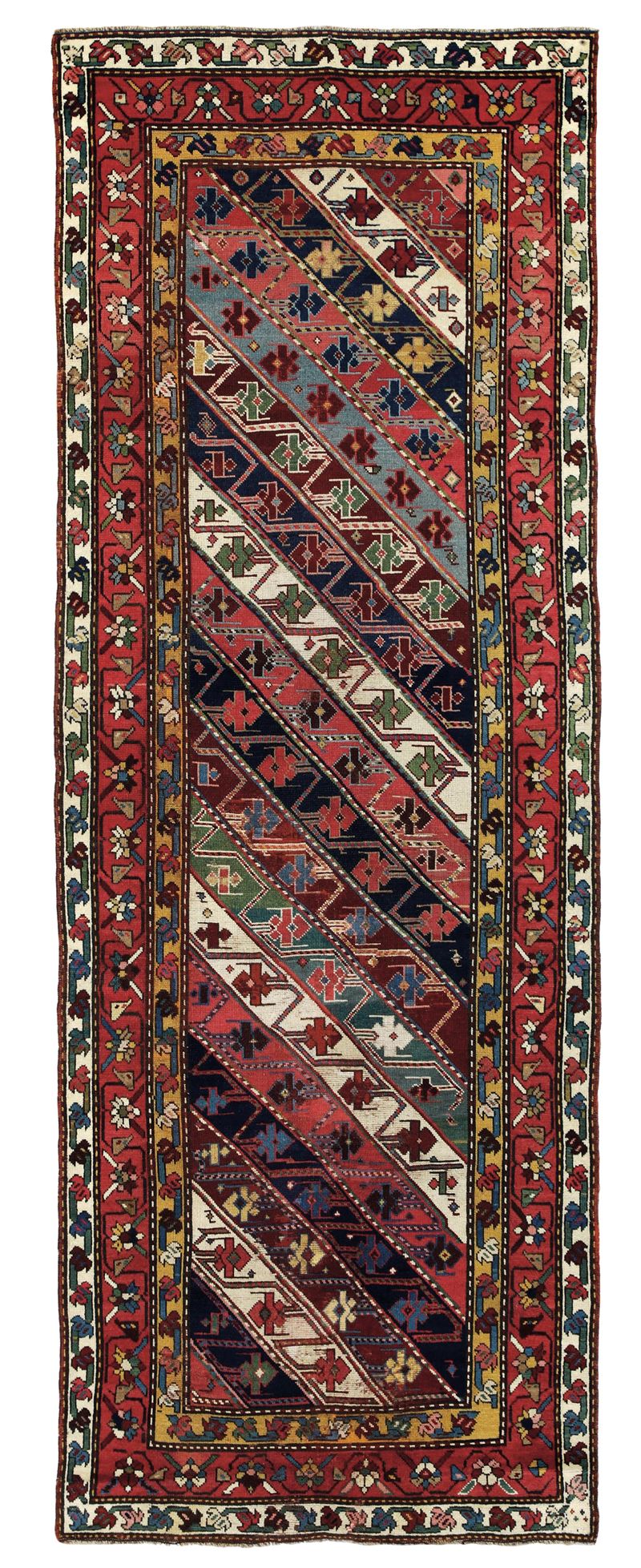 Passatoia Karabagh, Caucaso fine XIX secolo  - Auction Antique carpets - Cambi Casa d'Aste