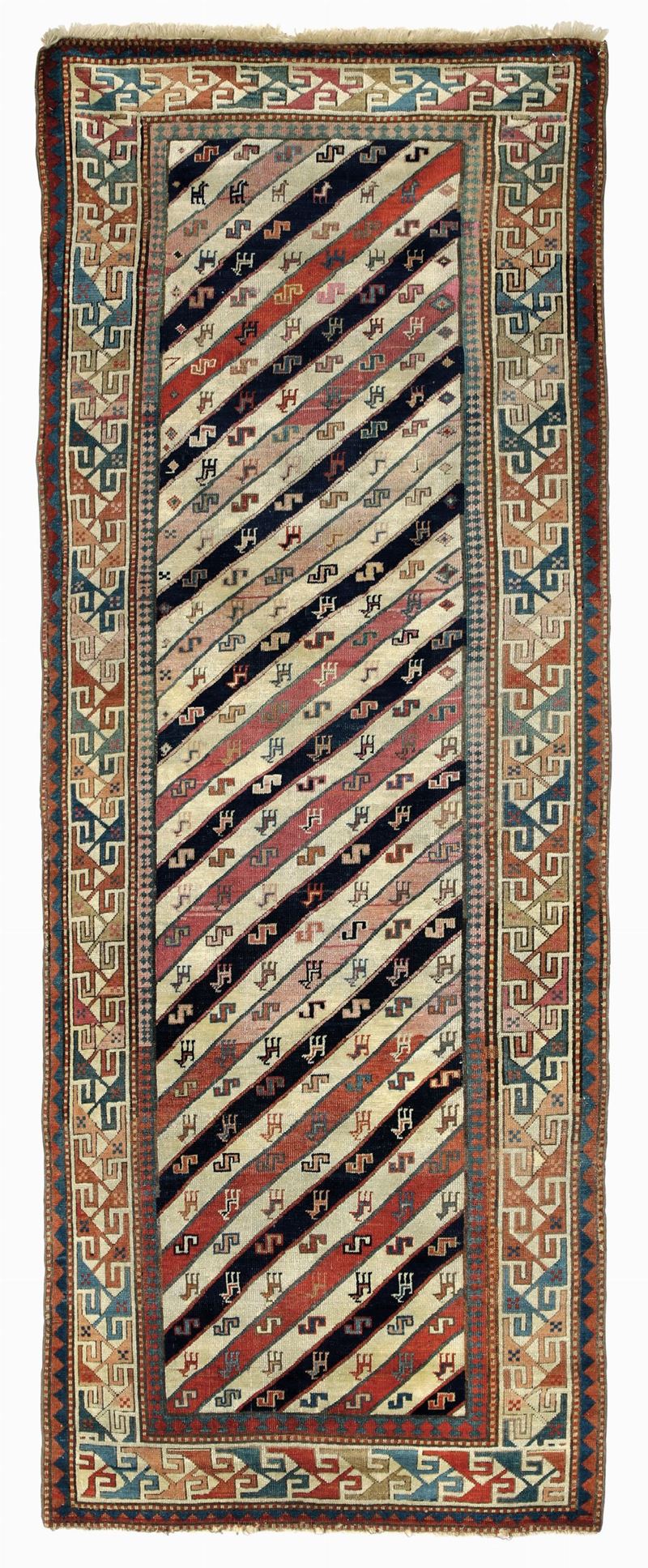 Passatoia Gandje, Caucaso fine XIX secolo  - Auction Antique carpets - Cambi Casa d'Aste