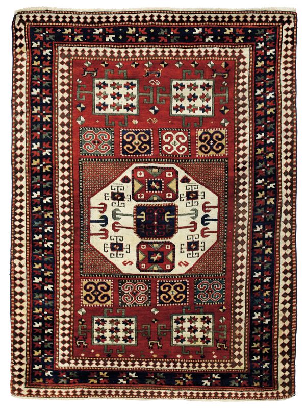 Tappeto Kazak Karachop, Caucaso XIX secolo