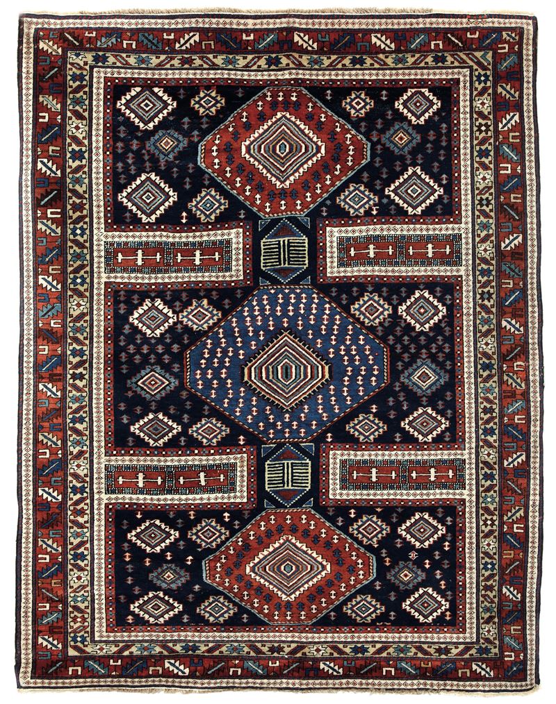 Tappeto Caucaso inizio XX secolo  - Auction Antique carpets - Cambi Casa d'Aste