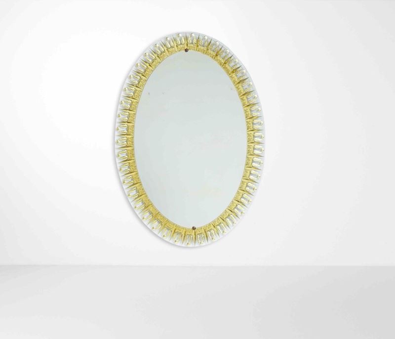 Cristal Art : Specchiera in vetro  - Auction Design - Cambi Casa d'Aste
