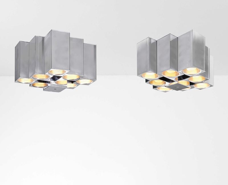 Sciolari : Due plafoniere  - Auction Design - Cambi Casa d'Aste